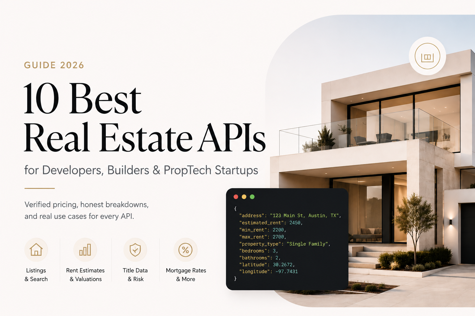 10 Best Real Estate APIs in 2026 (Listings, Rent Estimates, Title Data ...